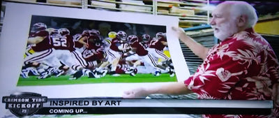 Inspired By Art (WVUA 23 Interview with Rick Featured on Crimson Tide Kickoff 10/9/21)
