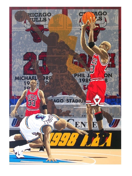 Chicago Bulls/Utah Jazz Finals Limited Edition JUST DON Shorts